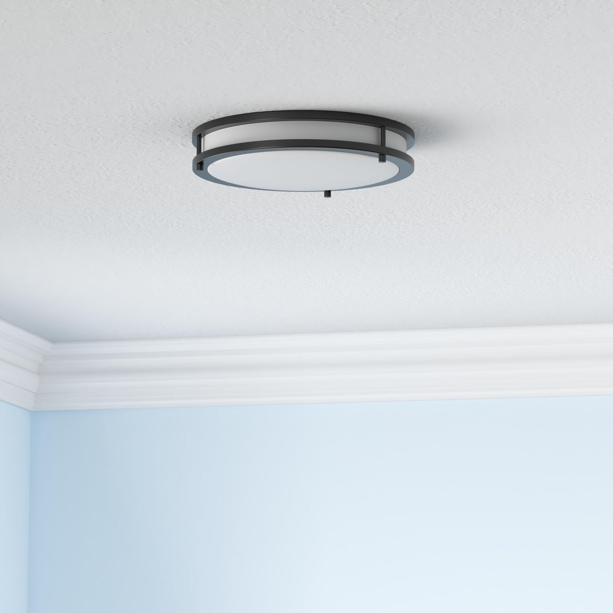 ASD LED 12-inch flush mount with 3CCT for flexible mood lighting