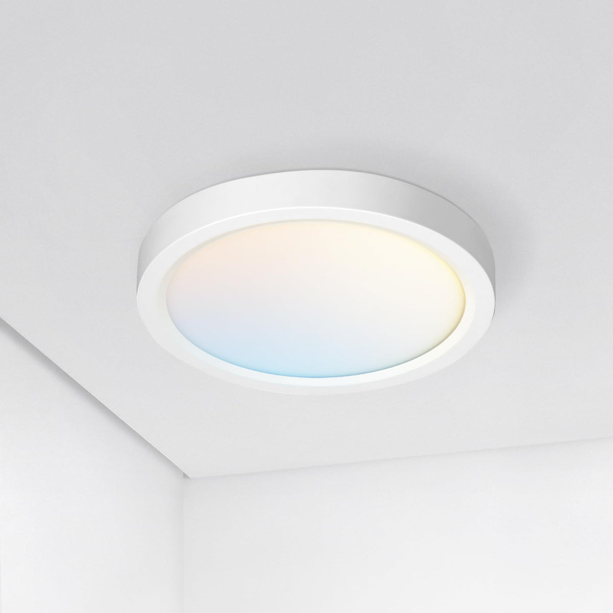 ASD LED 5-Inch Round Flush Mount ceiling light with bright, energy-efficient illumination.