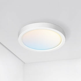 ASD LED 5-Inch Round Flush Mount ceiling light with bright, energy-efficient illumination.