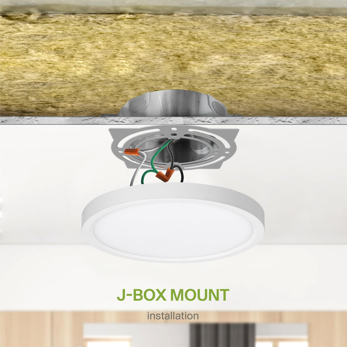 ASD LED 5-Inch Round Flush Mount designed for long life and reliability.