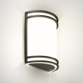 ASD LED wall-mount light fixture in 10-inch design for hallways and bedrooms.