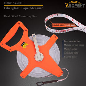 ASDFGHT Open Reel Tape Measure ideal for outdoor field tasks