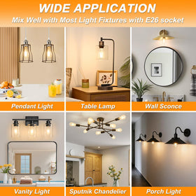 Ascher non-dimmable bulb is ideal for fixtures without dimmer switches.