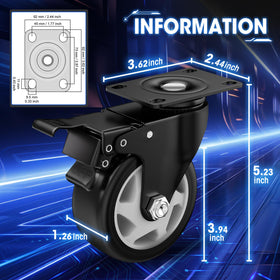 ASHGOOB top plate with mounting hardware for quick, sturdy mounting