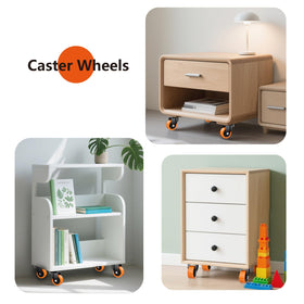 ASHGOOB versatile caster for storage racks, furniture, carts and equipment