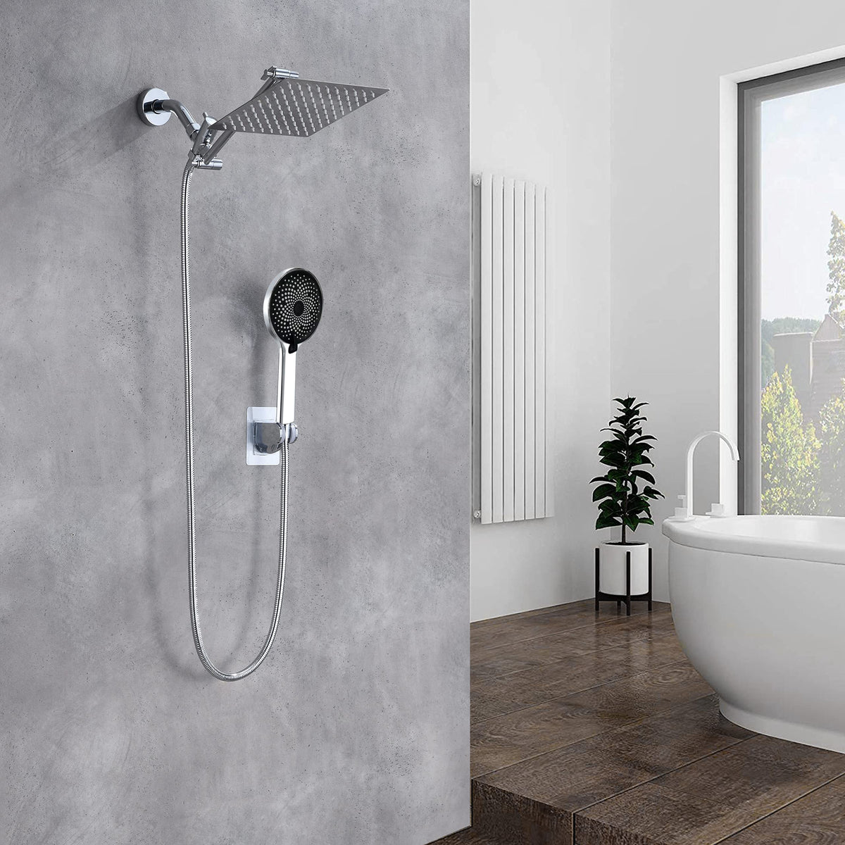 Ashwanth handheld spray combo for flexible showering and targeted rinsing