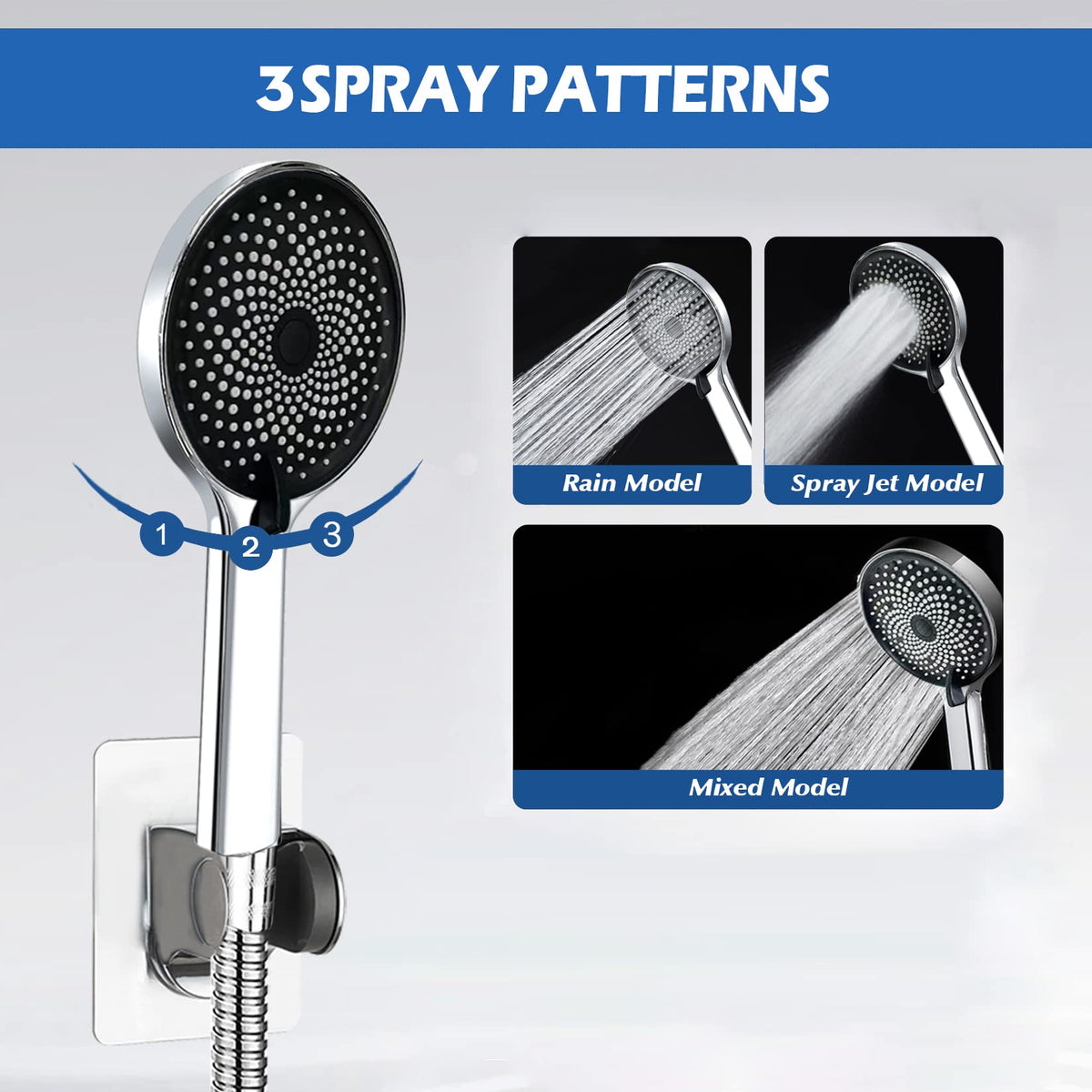 Ashwanth stainless steel body offering durable, premium shower fixture