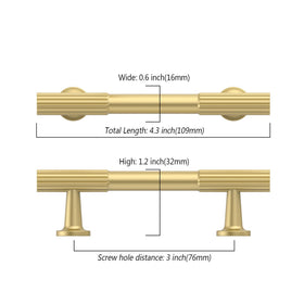 Asidrama ten-pack brushed gold pulls ideal for quick cabinet upgrades.