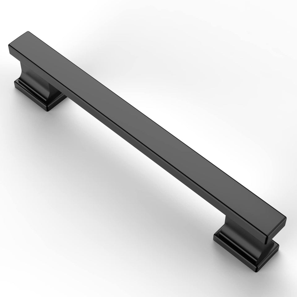 Asidrama 10-pack matte black cabinet handles for quick kitchen upgrades