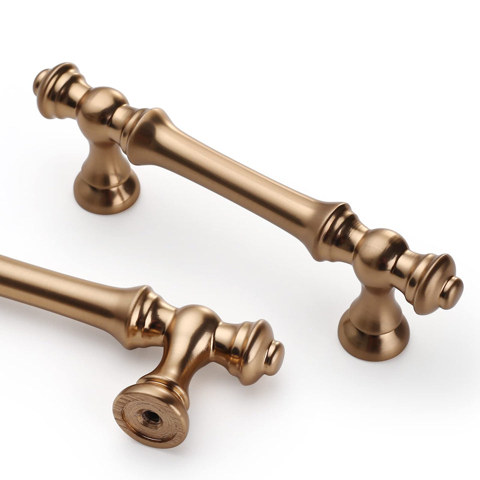 Asidrama 3 inch champagne bronze handle on cabinet for a secure grip