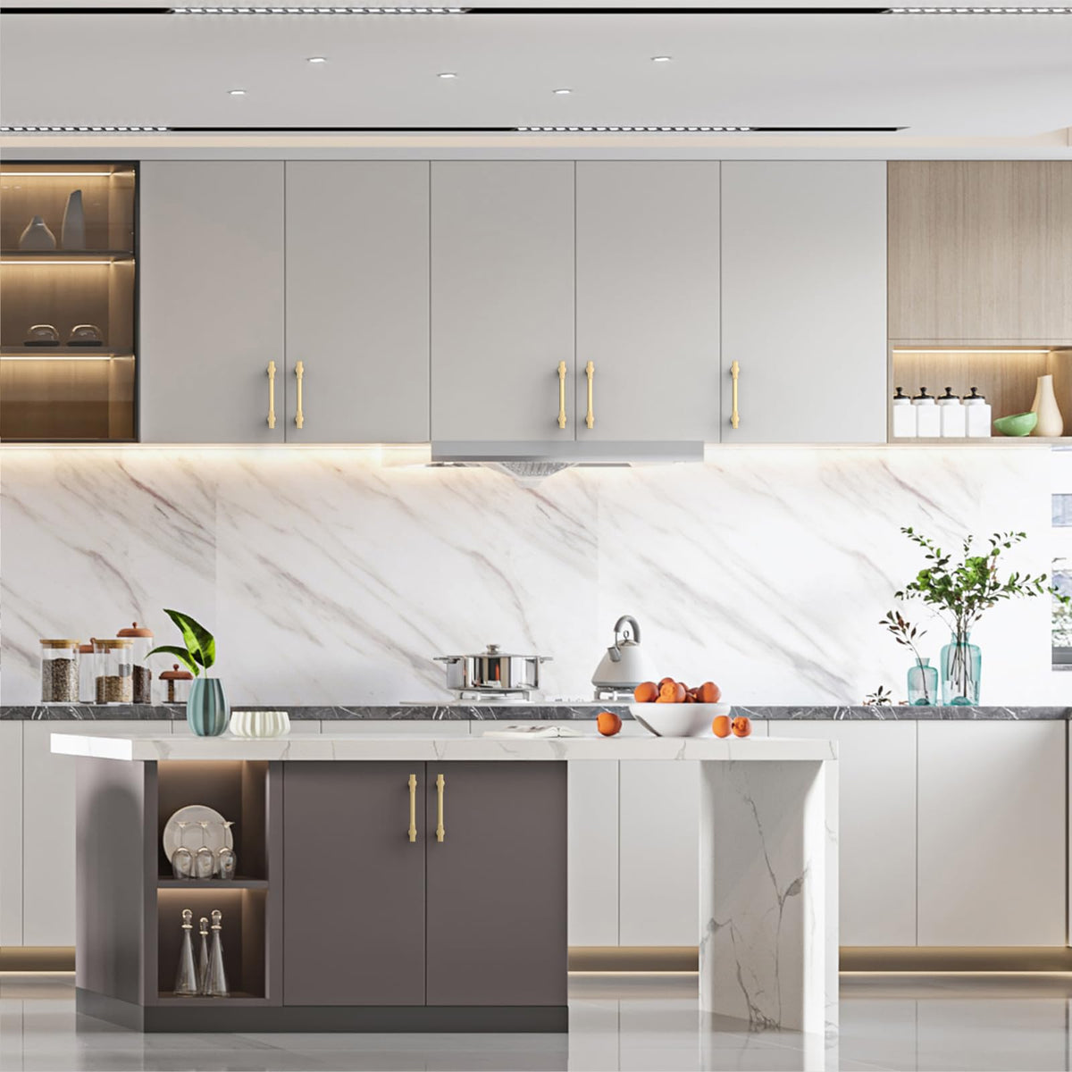 Asidrama 76mm hole centers enable easy replacement on existing cabinets.