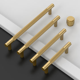 Asidrama 5-inch knurled cabinet pull ensures sturdy installation and lasting finish.