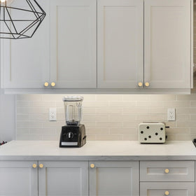 Asidrama brushed gold dresser knobs displayed as a coordinating hardware set