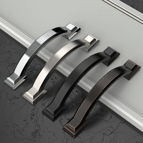Asidrama brushed nickel drawer pull adds modern flair