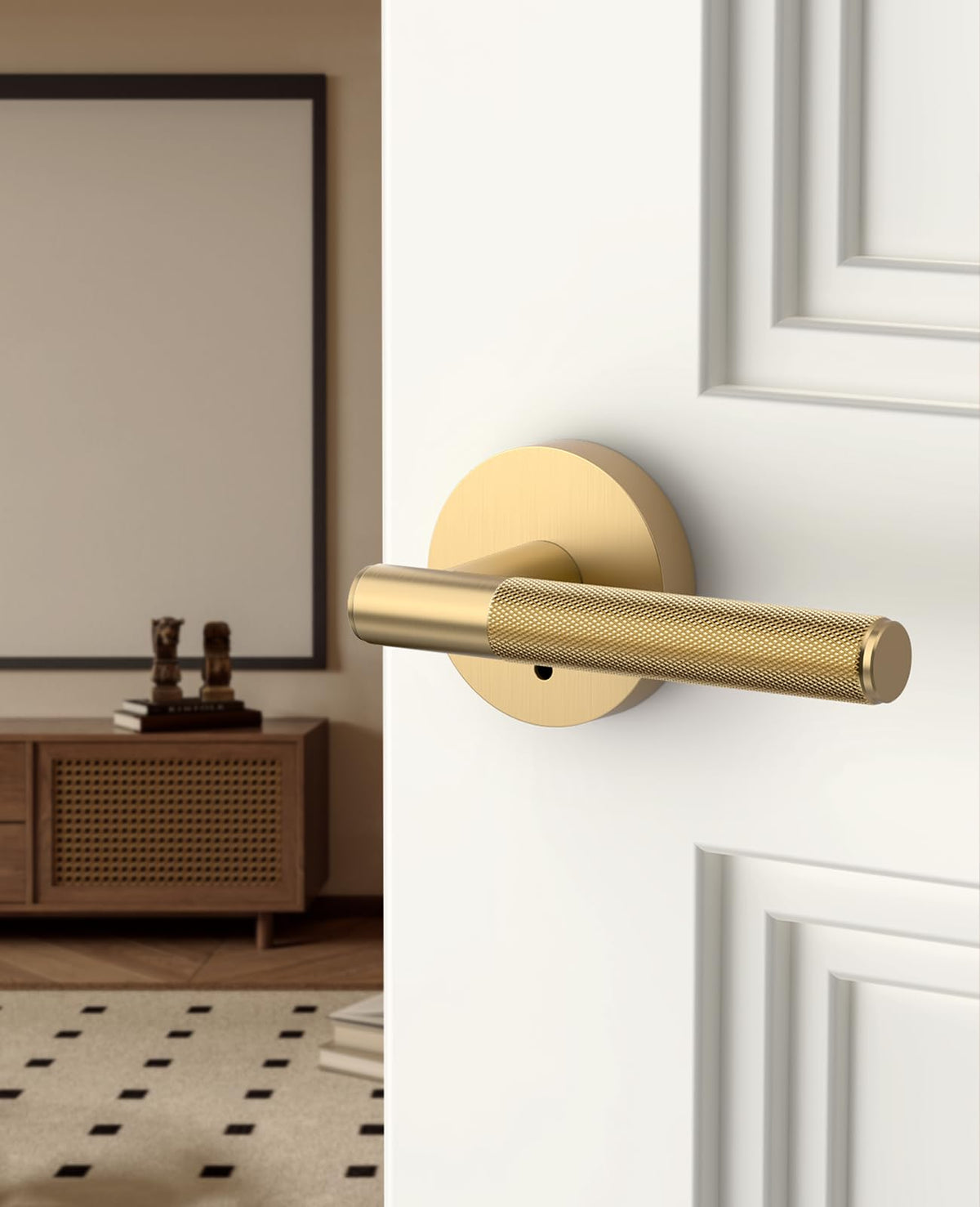 Asidrama champagne bronze backset adjustable handle fits 60mm or 70mm.