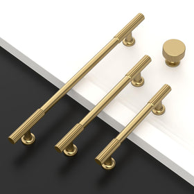 Asidrama champagne bronze cabinet knob with standard screw spacing.