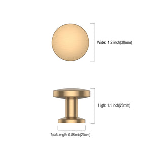 Asidrama champagne bronze dresser knob pair enhances furniture style