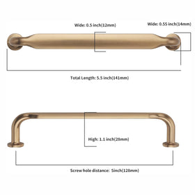 Asidrama champagne bronze finish on hardware highlights durable alloy construction for long-lasting use