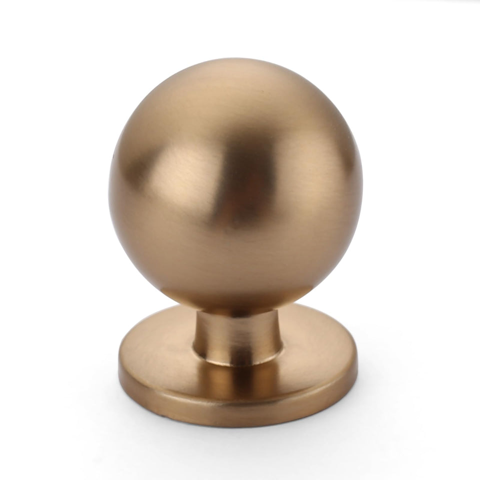 Asidrama champagne bronze kitchen knob close-up showing durable alloy finish