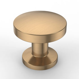 Asidrama champagne bronze kitchen knob closeup showing durable zinc hardware