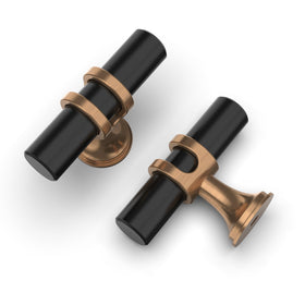 Asidrama champagne bronze knob close-up showing elegant cabinet hardware finish