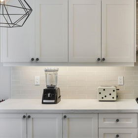 Asidrama dresser upgrade with matte black knobs for a modern look
