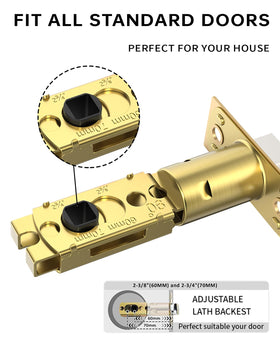 Asidrama easy-install champagne bronze handle ships with simple instructions.