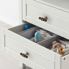Asidrama knob installed on a drawer illustrating versatile cabinet upgrade