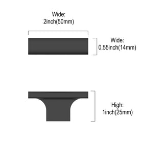 Asidrama matte black dresser knob assembly upgrades bedroom furniture with modern style