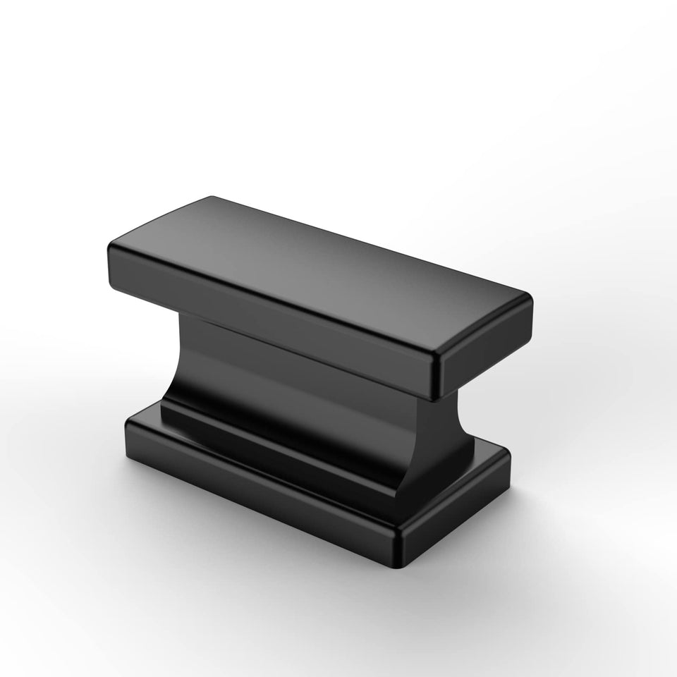Asidrama matte black kitchen cabinet knob updates your cabinets with modern style.