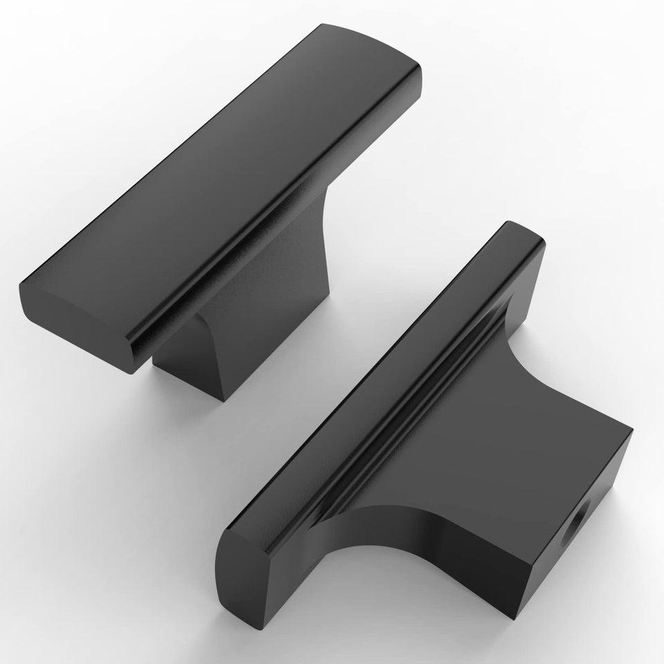 Asidrama matte black kitchen cabinet knob 2in for a bold update to your cabinets