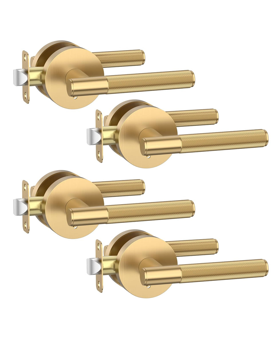 Asidrama privacy door handle champagne bronze pack, ideal for quick bedroom privacy.