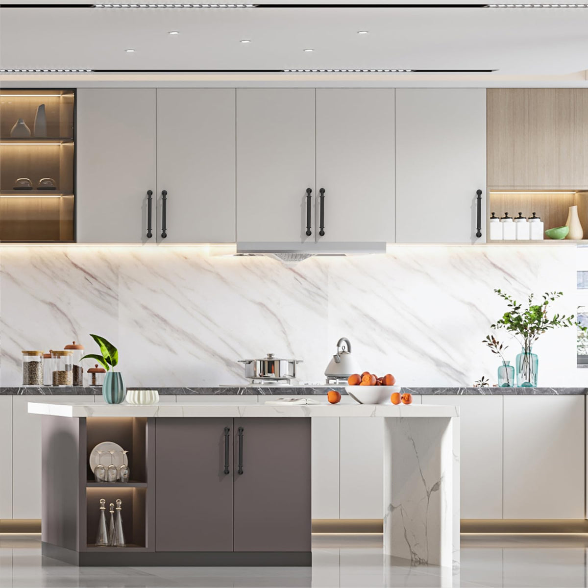 Asidrama pulls installed on a kitchen drawer for easy access