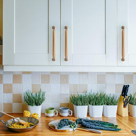 Asidrama wide 5in cabinet handle profile demonstrates sturdy grip and balanced aesthetics