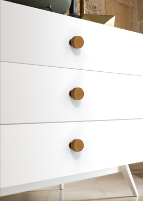 Durable construction supports daily use with a timeless finish.