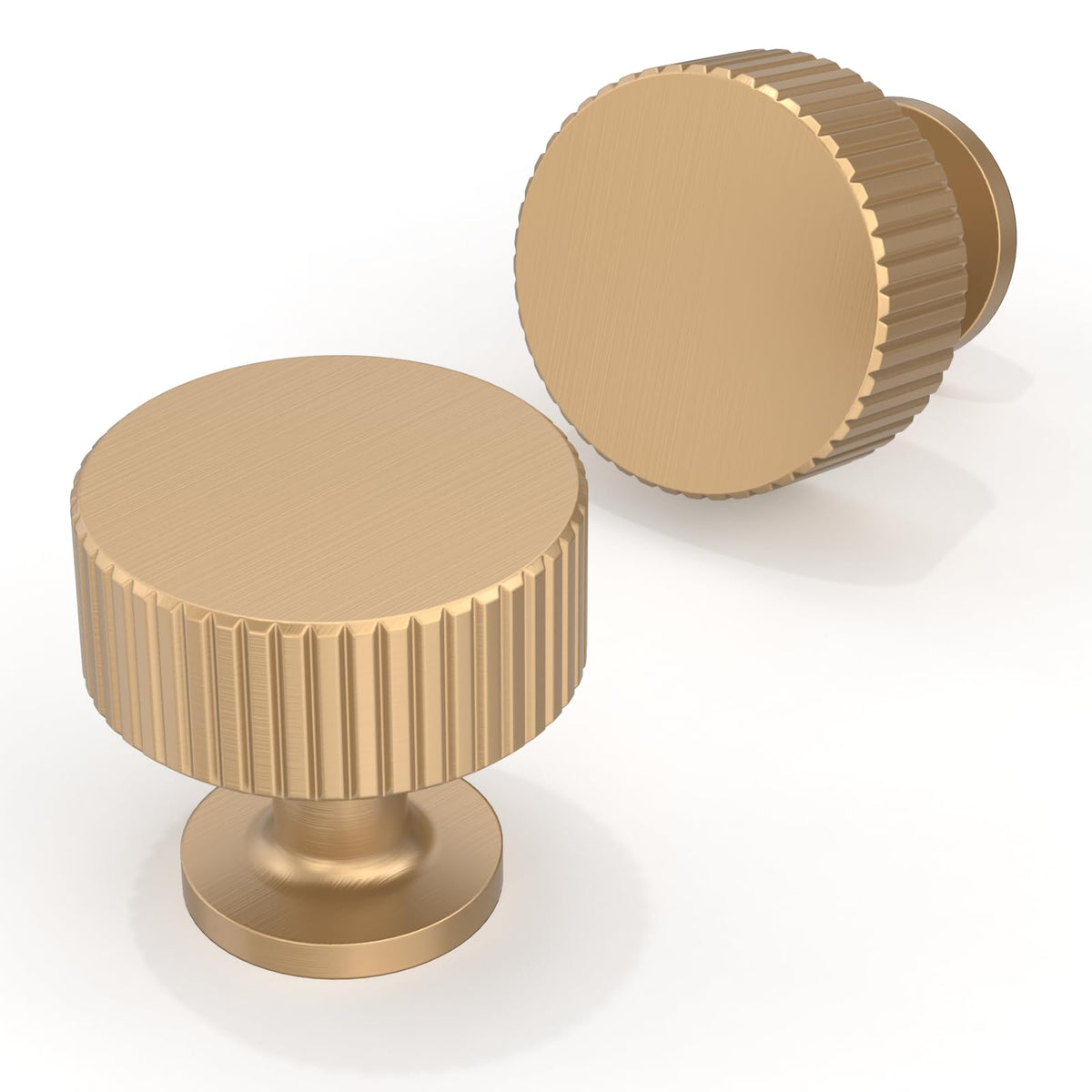 Asimerdeco champagne bronze cabinet knob 28mm for durable, stylish kitchen cabinets.