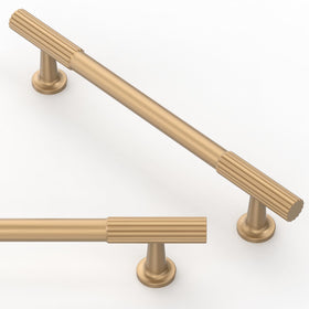 Asimerdeco champagne bronze cabinet pull 5inch showing durable zinc alloy hardware
