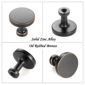 ASKANO solid metal bronze kitchen cabinet knobs with solid feel and rust resistance.