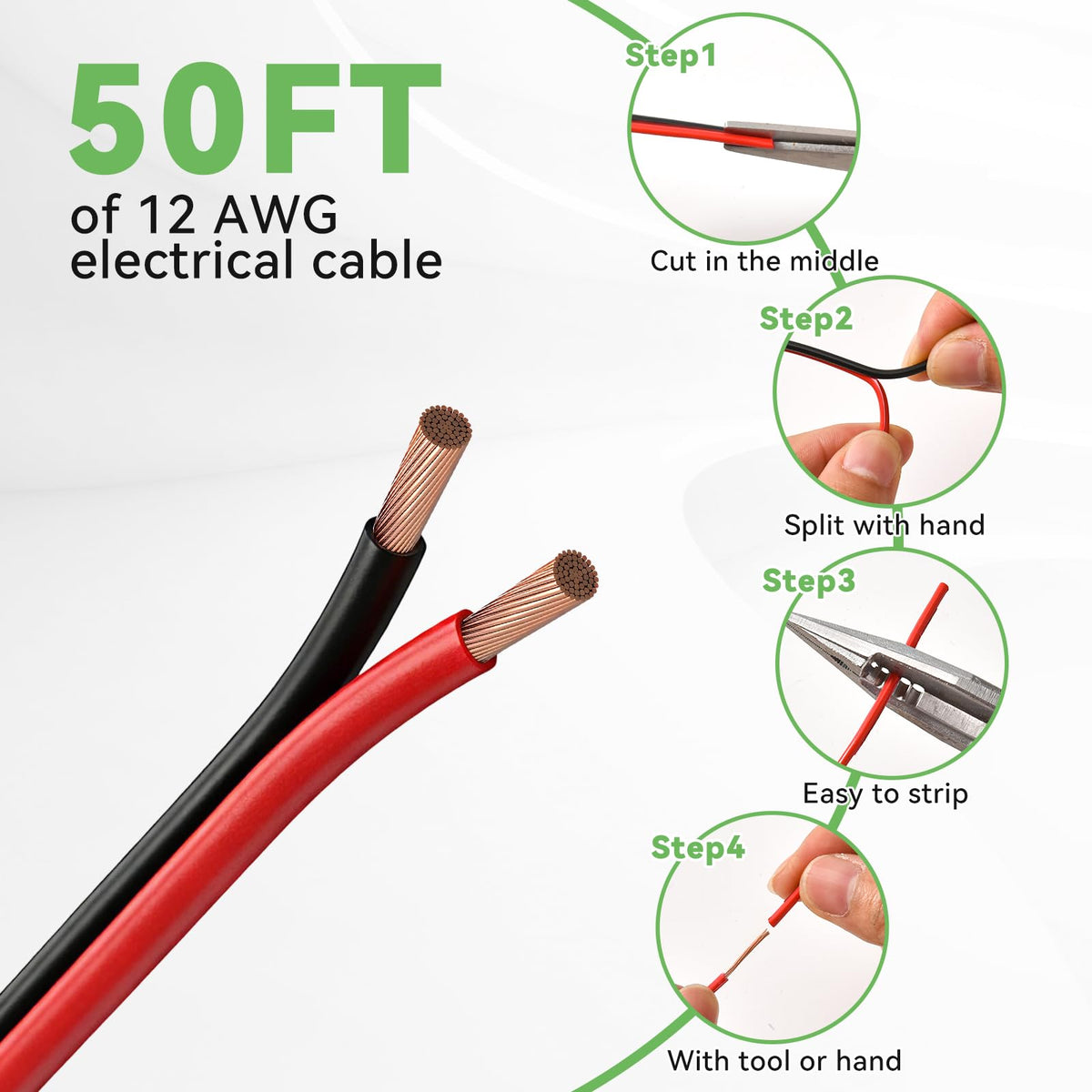 Askcable copper-clad aluminum wire with flexible PVC jacket