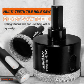 ASNOMY kit includes sizes from 1/4 to 2 inches for versatility.
