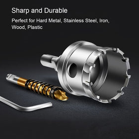 ASNOMY hard metal cutting capability for durable hole sizes