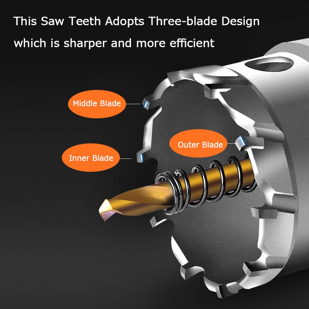 ASNOMY pilot drill bit provides precise alignment for clean starts