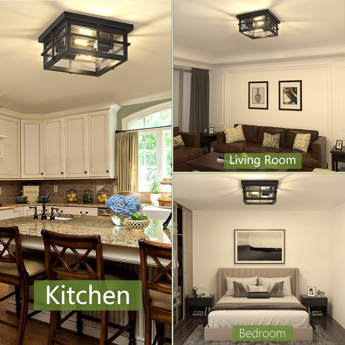 Asnxcju outdoor fixture designed for under-eaves protection.