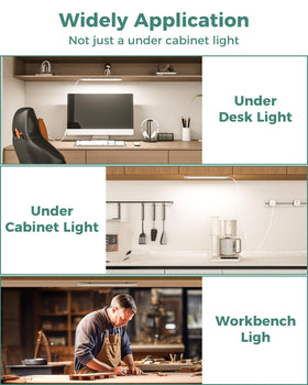 ASOKO 1.6m power cable enables flexible mounting above counters.