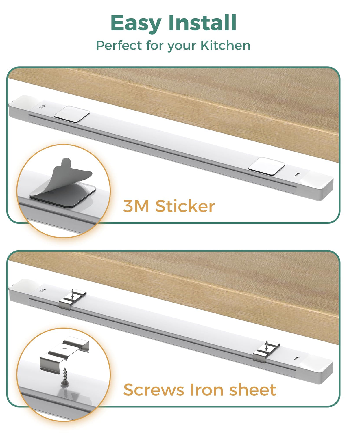 ASOKO 700LM brightness lights up dark corners and work surfaces.
