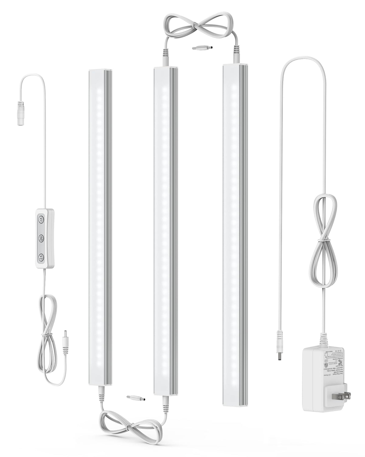 ASOKO dimmable under-cabinet light 3-pack for bright kitchen counters with even illumination