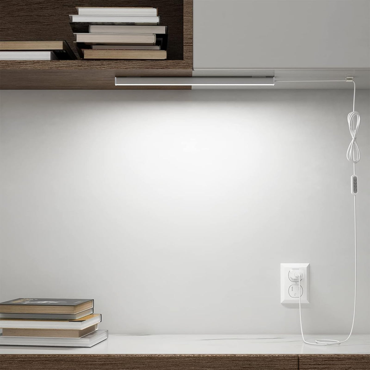 ASOKO energy-efficient LED under-cabinet light reducing heat while brightening shelves