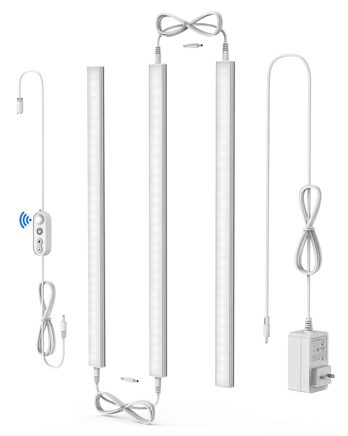 ASOKO motion-sensor LED under-cabinet light provides hands-free illumination.
