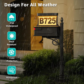 ASOMST DIY stickers let you customize your house number display.