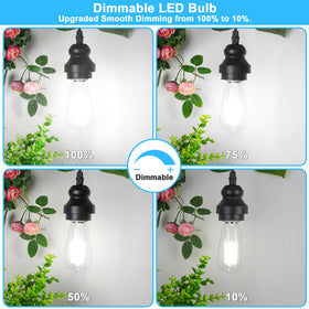 ASOMST 6W LED Edison bulb offers instant-on 850 lumens